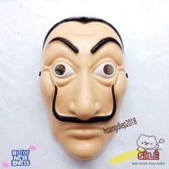 Mặt nạ Salvador Dali La Casa De Papel - Đồ hóa trang độc đáo cho Halloween và tiệc nhập vai - Quà tặng cho fan phim!