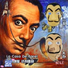 Mặt nạ Salvador Dali La Casa De Papel - Đồ hóa trang độc đáo cho Halloween và tiệc nhập vai - Quà tặng cho fan phim!