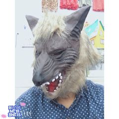 Mặt Nạ Chó Sói Lông Thực Tế - Phụ Kiện Thời Trang Cosplay Đẹp Từng Chi Tiết, Hàng Loại 1 Chính Hãng