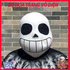 Mặt Nạ Đầu Mắt Xanh Undertale Sans - Phụ Kiện Hóa Trang Độc Đáo Cho Game Thủ, Tiệc Halloween, Quay Video TikTok