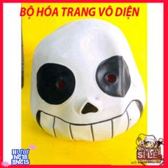 Mặt Nạ Đầu Mắt Xanh Undertale Sans - Phụ Kiện Hóa Trang Độc Đáo Cho Game Thủ, Tiệc Halloween, Quay Video TikTok