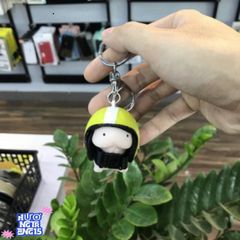Móc Khóa Chú Cừu Đội Mũ Bảo Hiểm Dễ Thương - Phụ Kiện Thời Trang Siêu Đáng Yêu Cho Chìa Khóa & Túi Xách