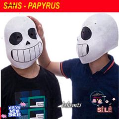 Mặt Nạ Hóa Trang Sans Xanh Dành Cho Game Thủ - Phụ Kiện Cosplay Độc Đáo Cho Halloween và Sự Kiện Hóa Trang