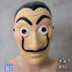 Mặt Nạ Hóa Trang Salvador Dali - La Casa De Papel - Phụ Kiện Halloween Độc Đáo, Chất Liệu An Toàn, Phù Hợp Mọi Lứa Tuổi