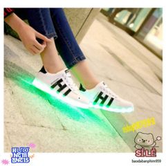 Giày Phát Sáng Đa Sắc IH - Giày thể thao nhấp nháy 7 màu, 11 chế độ ánh sáng cho nam nữ, phong cách nổi bật trong bữa tiệc và sự kiện.