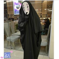 Bộ trang phục Vô Diện Nhật Bản - Quần áo, găng tay và mặt nạ hoàn chỉnh cho cosplay anime, phù hợp cho cả nam nữ mọi lứa tuổi.