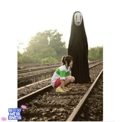 Bộ trang phục Vô Diện Nhật Bản - Quần áo, găng tay và mặt nạ hoàn chỉnh cho cosplay anime, phù hợp cho cả nam nữ mọi lứa tuổi.