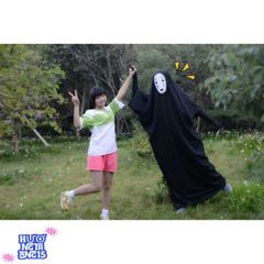 Bộ trang phục Vô Diện Nhật Bản - Quần áo, găng tay và mặt nạ hoàn chỉnh cho cosplay anime, phù hợp cho cả nam nữ mọi lứa tuổi.
