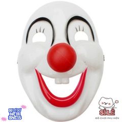 Mặt nạ Halloween hề PVC ZHAOCAIMAO - Phụ kiện cosplay độc đáo cho bữa tiệc hóa trang thú vị, kích thước 21x16cm
