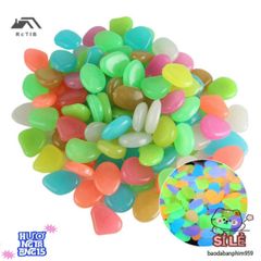 Đá Phát Sáng Dạ Quang 50 Viên - Trang Trí Bể Cá & Chậu Cây, Đem Lại Ánh Sáng Lung Linh Cho Không Gian Sống