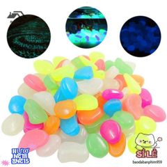Đá Phát Sáng Dạ Quang 50 Viên - Trang Trí Bể Cá & Chậu Cây, Đem Lại Ánh Sáng Lung Linh Cho Không Gian Sống