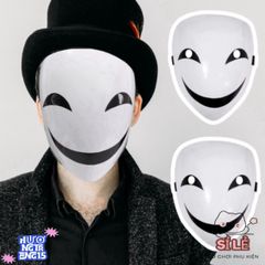 Mặt Nạ Halloween PVC Ma Quái - Thiết Kế Chữ V Ngụy Trang, Phụ Kiện Dự Tiệc Hóa Trang Độc Đáo Cho Nữ
