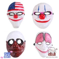 Mặt Nạ Chú Hề Payday - Hóa Trang Halloween Độc Đáo, Phỏng Theo Bộ Phim Vụ Cướp Huyền Thoại - Thích Hợp Cho Tiệc Tùng và Sự Kiện
