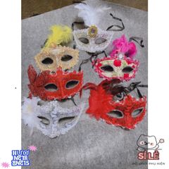 Mặt Nạ Hóa Trang Nửa Mặt Quý Tộc - Phụ Kiện Sang Trọng Cho Tiệc Tùng, Lễ Hội, Hóa Trang Độc Đáo, Thời Trang Nghệ Thuật
