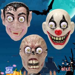 Mặt Nạ Halloween Đầu Lâu 3D - Phụ Kiện Cosplay Joker Mới Lạ, Trang Trí Bữa Tiệc Hóa Trang, Quà Tặng Độc Đáo