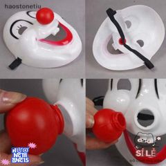 Mặt Nạ Halloween Hóa Trang Chú Hề - Đầm Dự Tiệc Kỳ Quái với Thiết Kế Đỏ Ngộ Nghĩnh - Phụ Kiện Lễ Hội Đặc Biệt