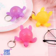 Móc Khóa Hình Rùa Vàng Độc Đáo - Phụ Kiện Thời Trang Ngộ Nghĩnh, Cao Su Thiên Nhiên, Kích Thước 5x3 cm