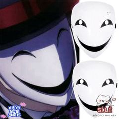 Mặt Nạ Halloween Chú Hề Đỉa PVC - Mặt Nạ Ngụy Trang Ma Quái Đen Huyền Bí Cho Tiệc Hóa Trang và Lễ Hội