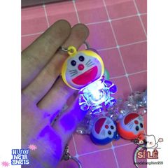 Móc Khóa Doremon Phát Sáng LED Ngộ Nghĩnh - Phụ Kiện Thời Trang Đáng Yêu Cho Tín Đồ Hoạt Hình, Quà Tặng Ý Nghĩa