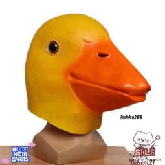 Mặt Nạ Hóa Trang Con Vịt Donald Duck - Cao Su Tự Nhiên Độc Đáo Cho Halloween và Tiệc Hóa Trang Thú Vị