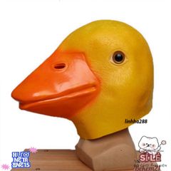Mặt Nạ Hóa Trang Con Vịt Donald Duck - Cao Su Tự Nhiên Độc Đáo Cho Halloween và Tiệc Hóa Trang Thú Vị