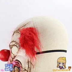 Mặt Nạ Kinh Hoàng Chú Hề - Mặt Nạ Halloween Đáng Sợ Cao Su Tự Nhiên cho Tiệc Hóa Trang và Lễ Hội Giáng Sinh