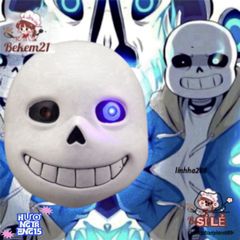 Mặt Nạ Hóa Trang Papyrus - Phụ Kiện Cosplay Undertale Sans - Halloween Ấn Tượng và Độc Đáo