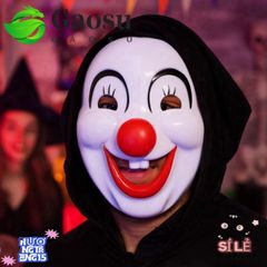 Mặt Nạ Chú Hề Halloween GAOSU - Phụ Kiện Hóa Trang PVC Với Mũi Đỏ Kinh Dị Cho Tiệc Tùng - Độc Đáo & Đầy Vui Vẻ