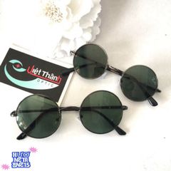 Kính tròn thời trang cho bé và bố mẹ - Kính mát chống trầy chất lượng cao, nhiều mẫu và kích cỡ, bảo hành 1 năm
