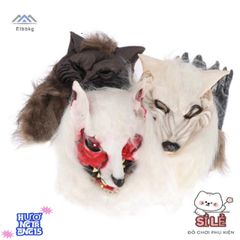 Mặt Nạ Sói Halloween và Găng Tay Cosplay Kinh Dị - Phụ Kiện Tiệc Hóa Trang Độc Đáo cho Lễ Hội