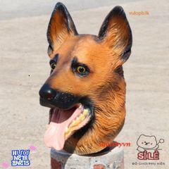 Mặt nạ Gấu Trúc Có Sừng - Đạo Cụ Halloween Độc Đáo, Hóa Trang 3D Sinh Động Cho Người Lớn, Phù Hợp Cho Làm Video TikTok
