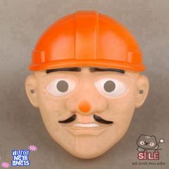 Mặt Nạ Hề Mũ Cam - Phụ Kiện Hóa Trang Halloween và Trung Thu Cho Trẻ Em - Đồ Chơi Sinh Nhật Thú Vị 20x15cm