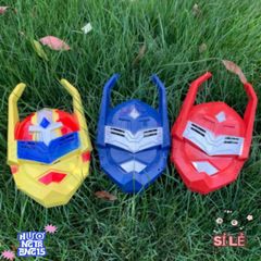 Mặt Nạ Hề Mũ Cam - Phụ Kiện Hóa Trang Halloween và Trung Thu Cho Trẻ Em - Đồ Chơi Sinh Nhật Thú Vị 20x15cm