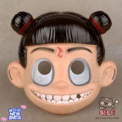Mặt Nạ Hề Mũ Cam - Phụ Kiện Hóa Trang Halloween và Trung Thu Cho Trẻ Em - Đồ Chơi Sinh Nhật Thú Vị 20x15cm