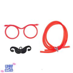 Ống Hút Kính Mắt Vui Nhộn - Ống Hút Uống Đầy Sáng Tạo Dành Cho Trẻ Em, Phụ Kiện Tiệc Tùng Thú Vị