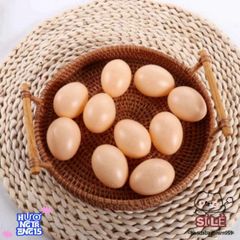 Bộ 10 Trứng Giả Sáng Tạo LINHU - Đồ Chơi Giáo Dục An Toàn Cho Trẻ Em - Phụ Kiện Trang Trí Tiệc Phục Sinh Hình Gà