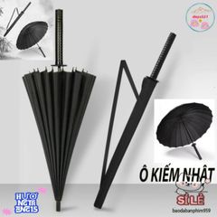 Ô Dù KATANA Kiếm Nhật 16-24 Nan - Chống Mưa, Thiết Kế Độc Đáo, Bền Bỉ và Thời Trang - Phụ Kiện Mỗi Ngày cho Người Yêu Thích Phong Cách Nhật Bản