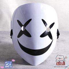 Mặt Nạ Hóa Trang Hiruko Đen Trắng - Phụ Kiện Cosplay Anime Độc Đáo Từ Bullet Đen - Thể Hiện Phong Cách Cá Nhân