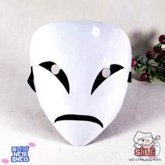Mặt Nạ Hóa Trang Hiruko Đen Trắng - Phụ Kiện Cosplay Anime Độc Đáo Từ Bullet Đen - Thể Hiện Phong Cách Cá Nhân