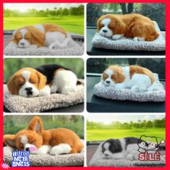 Thú Bông Dog & Cat Ngộ Nghĩnh - Âm Thanh Vui Nhộn, Trang Trí Ô Tô & Bàn Làm Việc, Lọc Khí & Khử Mùi Hiệu Quả