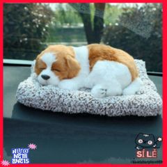 Thú Bông Dog & Cat Ngộ Nghĩnh - Âm Thanh Vui Nhộn, Trang Trí Ô Tô & Bàn Làm Việc, Lọc Khí & Khử Mùi Hiệu Quả