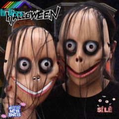 Mặt Nạ Ma Quái Halloween - Phụ Kiện Cosplay Kinh Dị Độc Đáo, Nhẹ, Thích Hợp Cho Tiệc Hóa Trang và Sự Kiện Kỳ Bí
