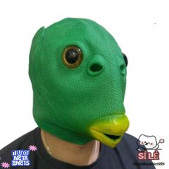 Mặt Nạ Ếch Xanh Silicone - Phụ Kiện Cosplay Vui Nhộn Cho Mọi Lứa Tuổi - Độc Đáo Và Bắt Mắt