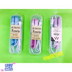 Máy Là Tóc Mini Đa Năng - Làm Thẳng & Uốn Sóng Nhiều Kiểu Dáng, Bảo Hành 3 Tháng, Thiết Kế Gọn Nhẹ, Nhiệt Độ Lên Tới 200°C