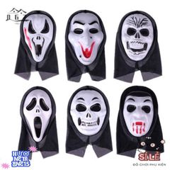 Mặt Nạ Halloween Kinh Dị OGZ - Phụ Kiện Hóa Trang Ma Quái Cho Tiệc, Mũ Bảo Hiểm Rùng Rợn Cho Người Lớn