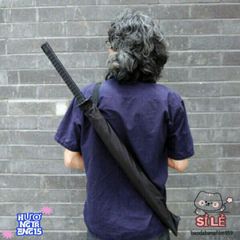 Ô Dù Katana Cán Kiếm Nhật - Ô Che Mưa Thời Trang Độc Đáo 16 Nan Bền Chắc - Phong Cách Nhật Bản
