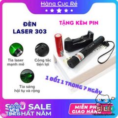 Đèn Pin Laser Laze MV – 303 Tia Xanh 5W Siêu Sáng, Độ Chiếu Xa 2km - Thiết Bị Chiếu Sáng Đa Năng Cho Mọi Dịp