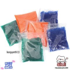 Bộ Hạt Nở Đầy Màu Sắc Trong Suốt Xanh Lục - Chai 100gr/200gr/500gr, An Toàn, Giải Trí Cho Trẻ Em, Đồ Chơi Sáng Tạo