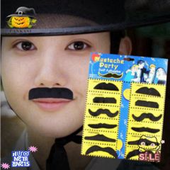 Bộ 12 Râu Giả Hóa Trang Halloween - Phụ Kiện Vui Nhộn Chất Lượng Cao Cho Tiệc Hóa Trang và Sự Kiện Đặc Biệt