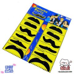 Bộ 12 Râu Cướp Biển Ả Rập - Phụ Kiện Hóa Trang Vui Nhộn Cho Tiệc Halloween, Lễ Hội, Biểu Diễn Nghệ Thuật